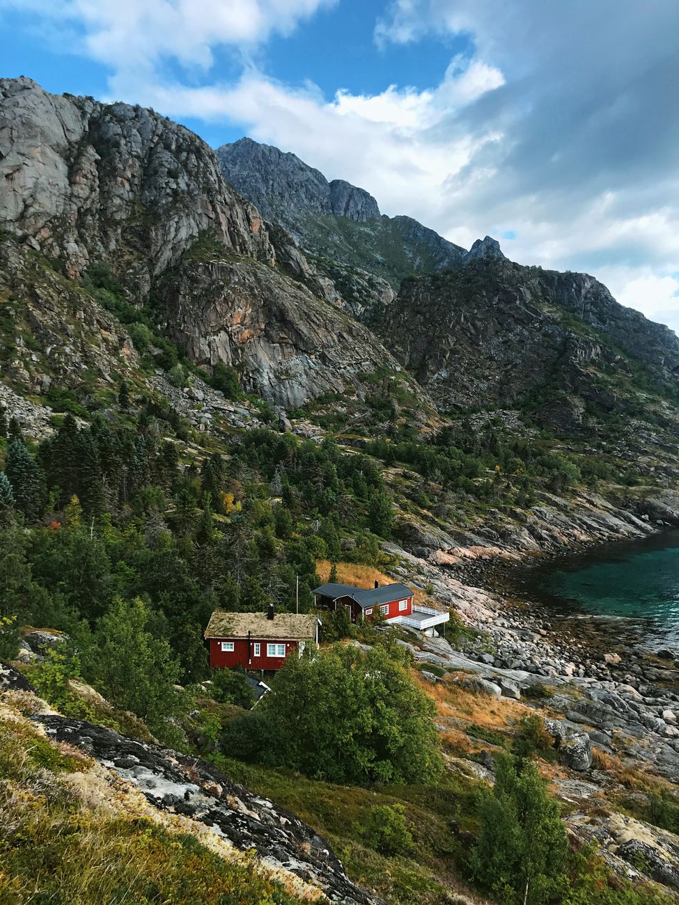 Northern Scandinavia landscape fjord travel